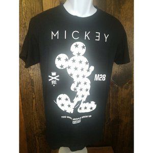 Disney by Neff Medium Mickey T-Shirt Too Many Peop